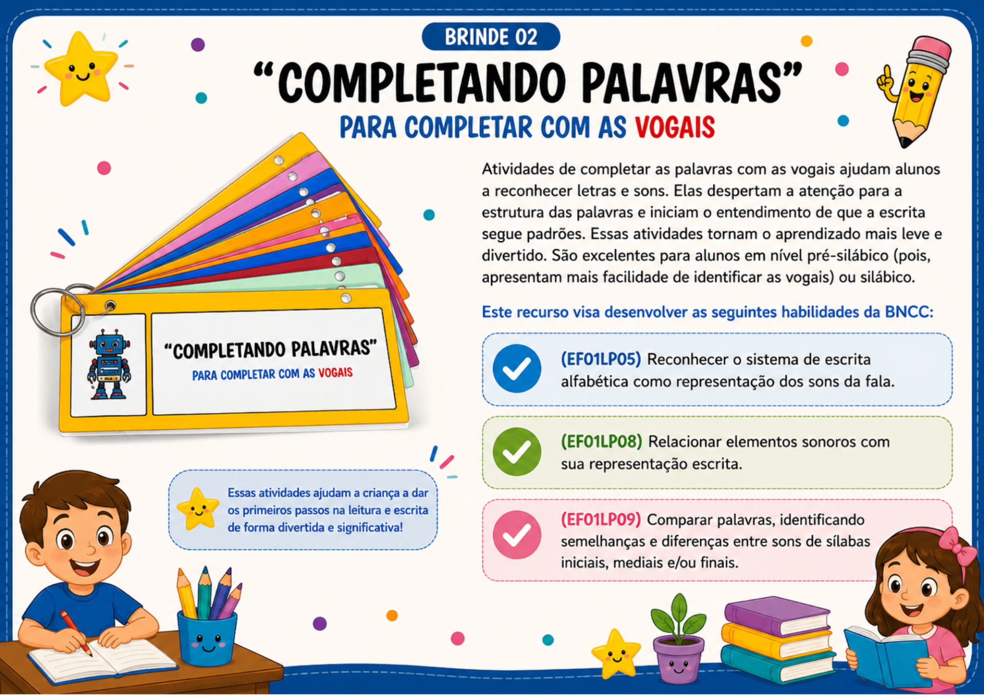 Completando Palavras com Vogais